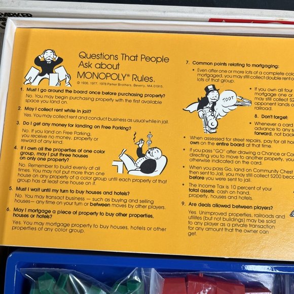 Monopoly 40th Anniversary Edition Used - Picture 14 of 15